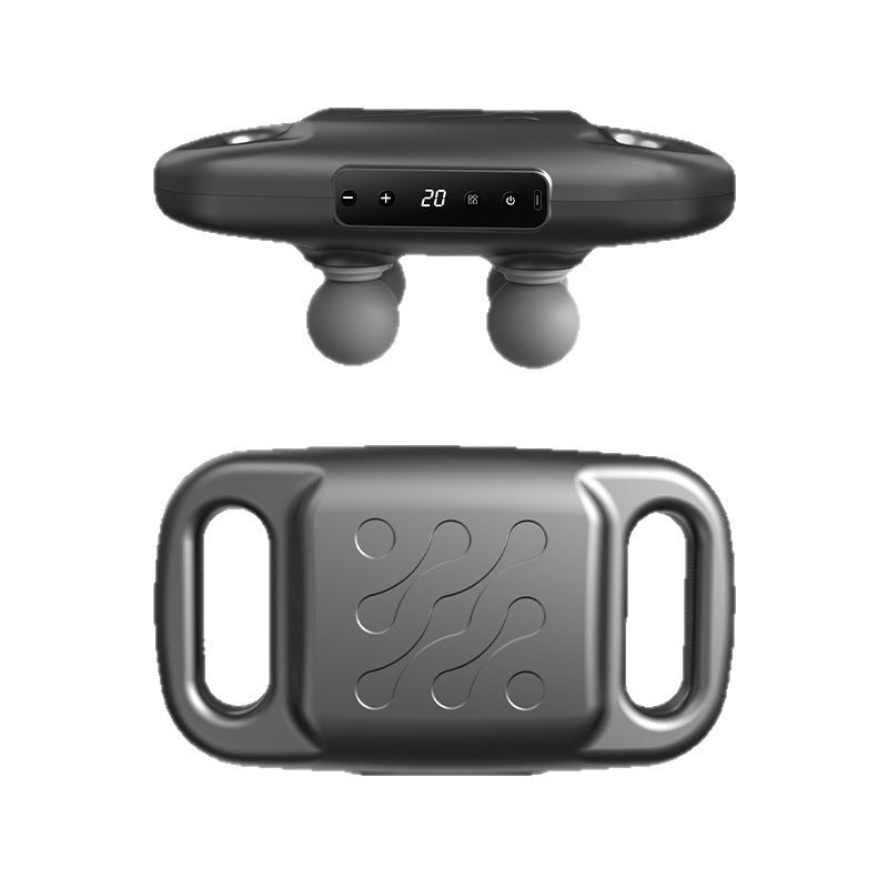 Four-Head Electric Massage Gun – Deep Tissue Muscle Massager