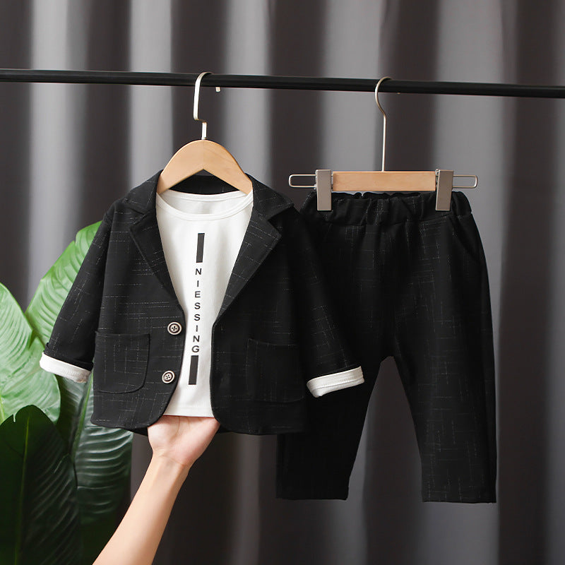 Boy's Suit Two Pieces Children Clothes Spring And Autumn