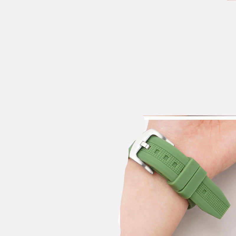 Breathable Silicone Strap Accessories Black Brown White