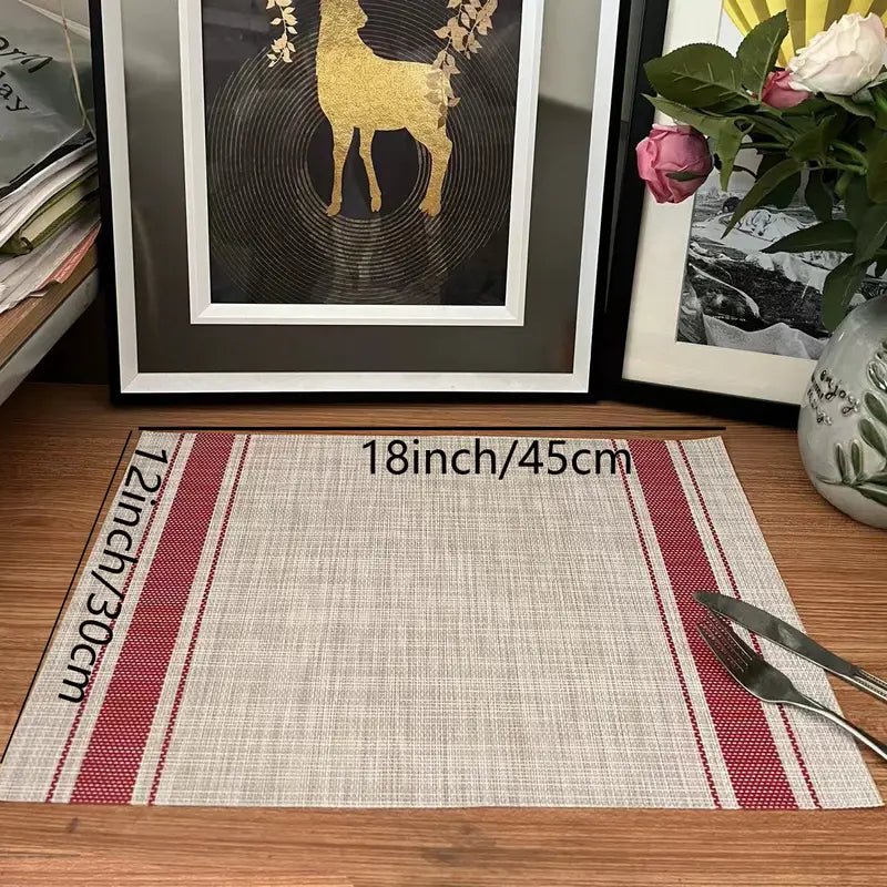 Japanese Simple Table Mat - Eco-Friendly Non-Slip Design